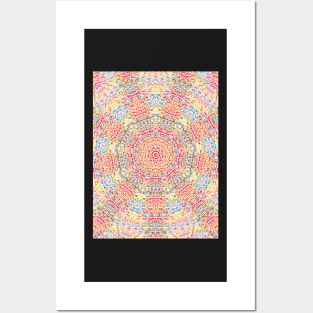 Thousands Of Colours Round Pattern Posters and Art